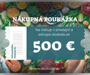 Nákupná poukážka v hodnote 500 EUR