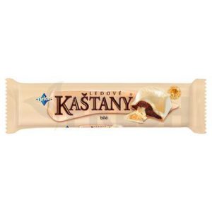 Tyčinka Kaštany Ľadové V Bielej Čokoláde 45G Orion