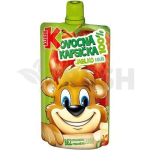 Detská Výživa Banán-Jablko 100G Kubík 100% Ovocná Kapsička