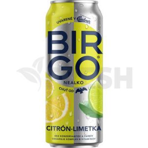 Pivo Birgo Nealko Citrón-Limetka 0.5L Plech Vratný Obal