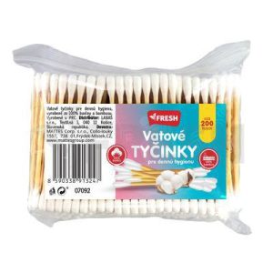Tyčinky Vatové Bambusové 200Ks Eco Fresh