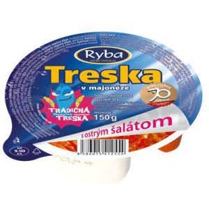 Šalát Treska V Majonéze 150G S Ostrým Šalátom Ryba